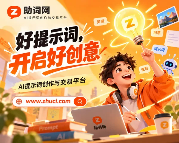助词网AI提示词创作平台：为AI工具使用者和创作者搭建桥梁